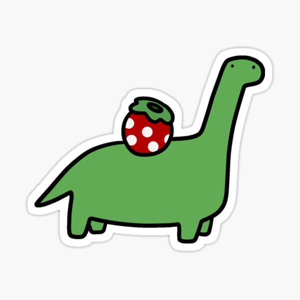 Item preview, Strawberry Brontosaurus designed and sold by SaradaBoru.