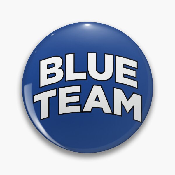 Artikelvorschau, Blaues Team (Weißer Text auf Blau) entworfen und verkauft von STUDIO-72.