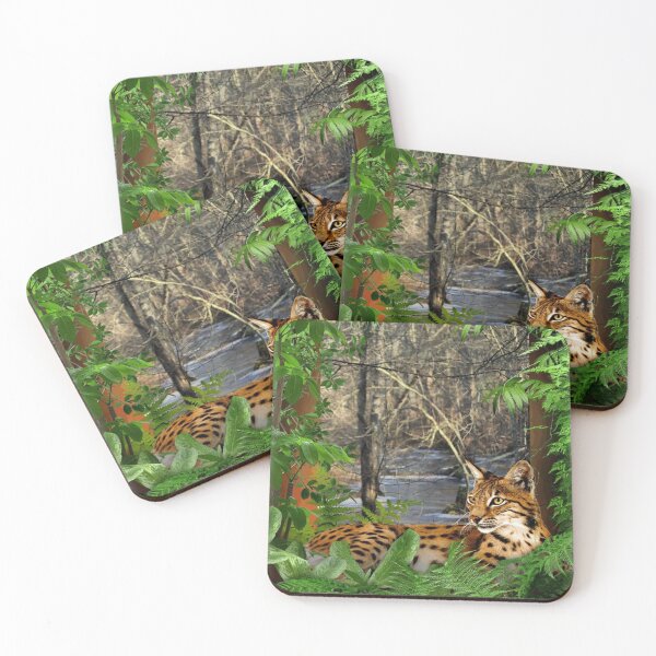 Item preview, Bobcat In Winter Woods designed and sold by CapeCodGiftShop.