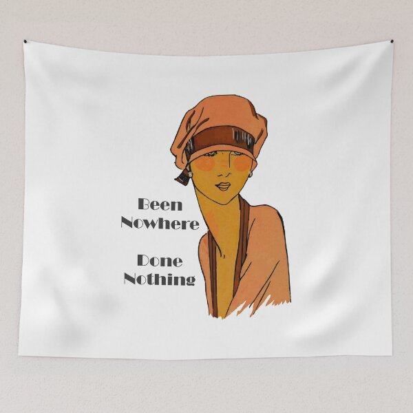 Item preview, Sarcastic Vintage Woman, Been Nowhere, Done Nothing designed and sold by BrainyKay.