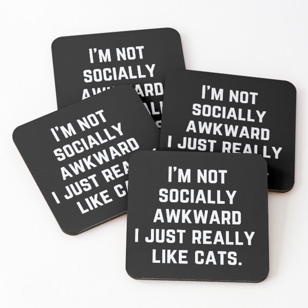 Item preview, I'm not socially awkward i just really like cats designed and sold by Magic-Stone.