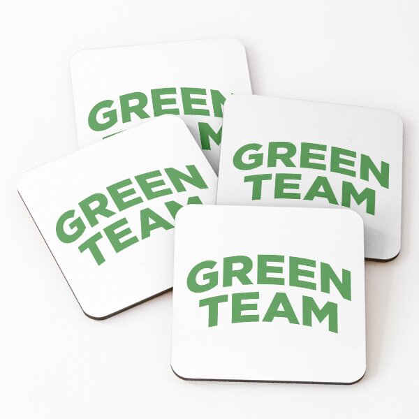 Item preview, Green Team (Green Text on White) designed and sold by STUDIO-72.