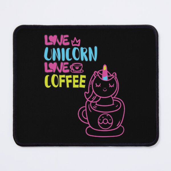 Item preview, Love unicorn,love coffee designed and sold by olafekry.