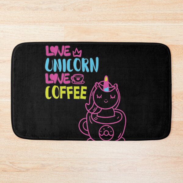 Item preview, Love unicorn,love coffee designed and sold by olafekry.