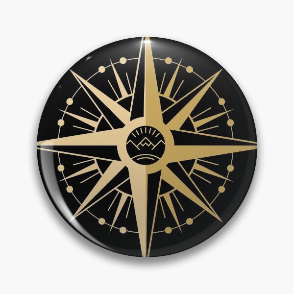 Item preview, Navigation Compass - Golden - #25 designed and sold by WildBerryMount.