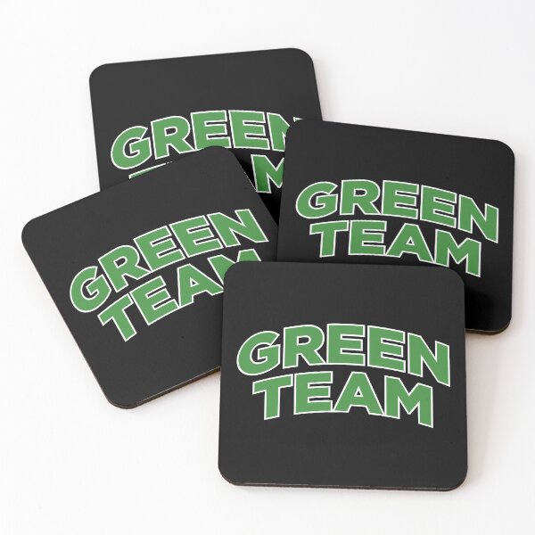 Item preview, Green Team (Green Text on Black) designed and sold by STUDIO-72.