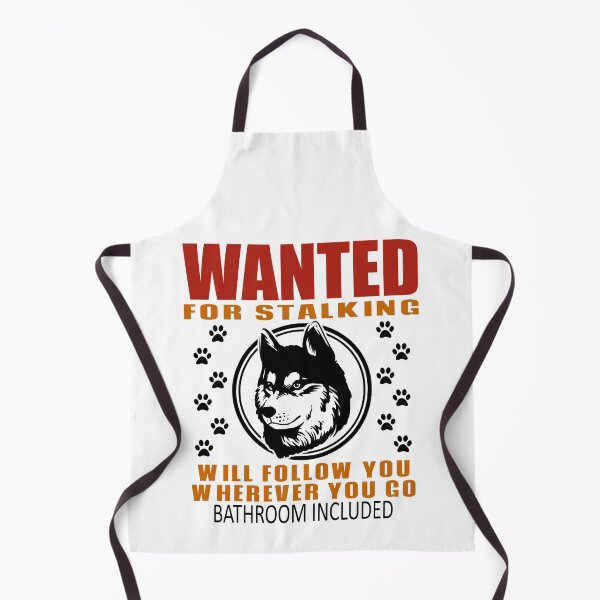 Item preview, Personal Stalker Dog Wanted For Stalking Funny Husky designed and sold by TKsTees.