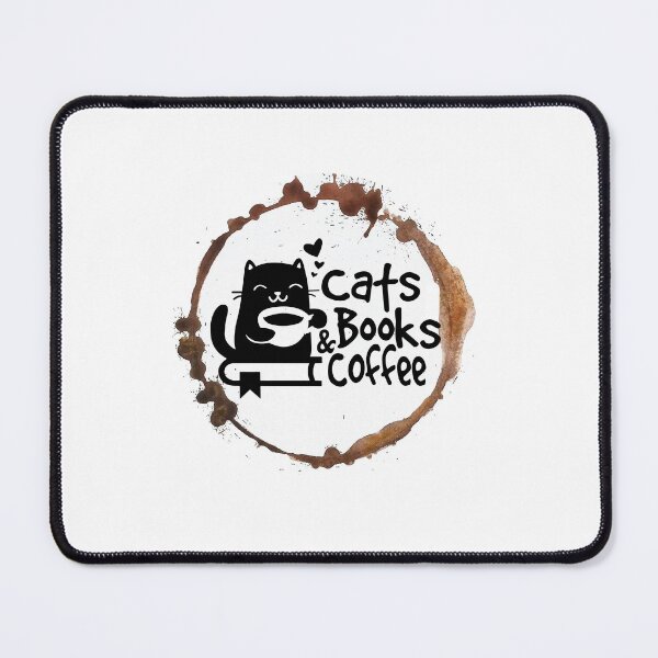 Item preview, Cats, Books And Coffee  designed and sold by UnicornFlamingo.
