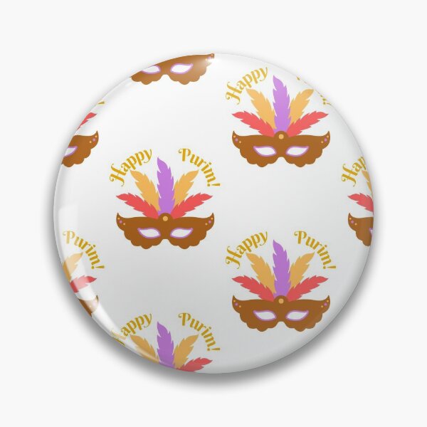 Item preview, Happy Purim, fun, cute, mask, t-shirts, masks designed and sold by Fragrance7.