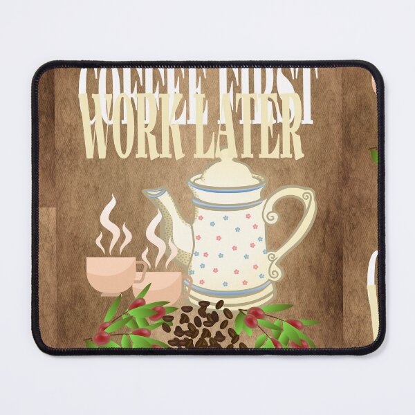 Item preview, Coffee first work later designed and sold by Areashor.