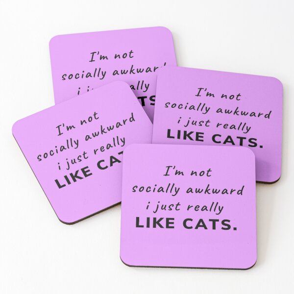 Item preview, I'm not socially awkward i just really like cats designed and sold by Magic-Stone.