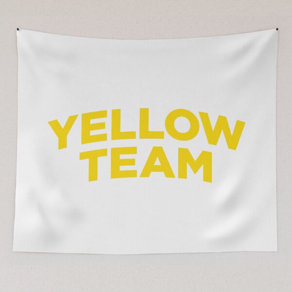 Item preview, Yellow Team (Yellow Text on White) designed and sold by STUDIO-72.