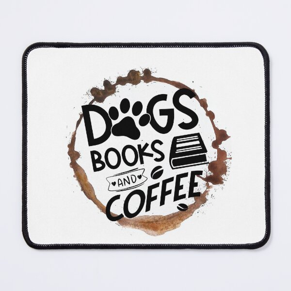 Item preview, Dogs, Books And Coffee designed and sold by UnicornFlamingo.