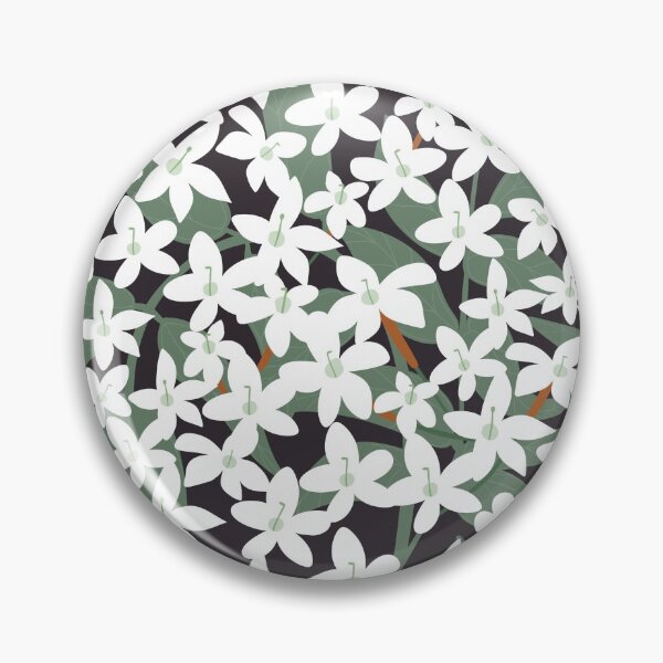 Item preview, Jasmine flower pattern designed and sold by givepineapple.