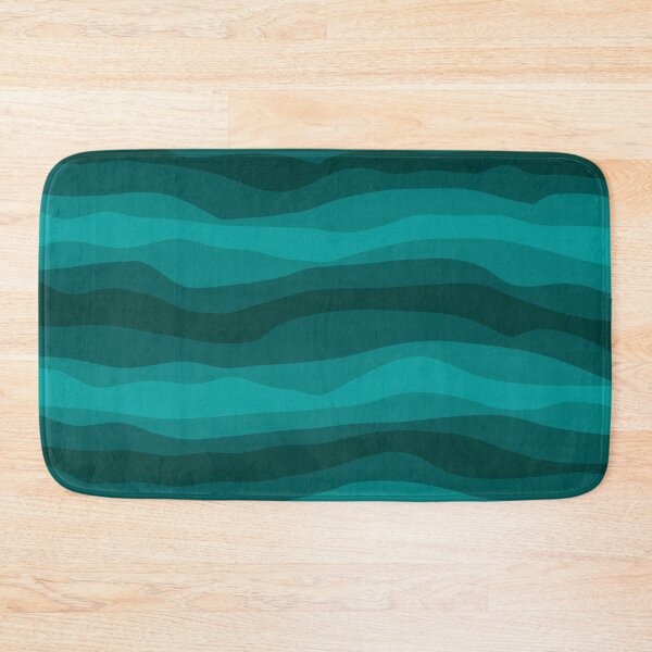 Item preview, Interchangeable Lines, Abstract Bacon Pattern #6 Dark Turquoise designed and sold by bubblyshades.