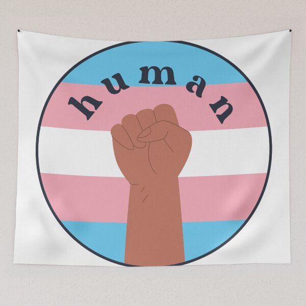 Item preview, Black Trans Human designed and sold by sarminebee.