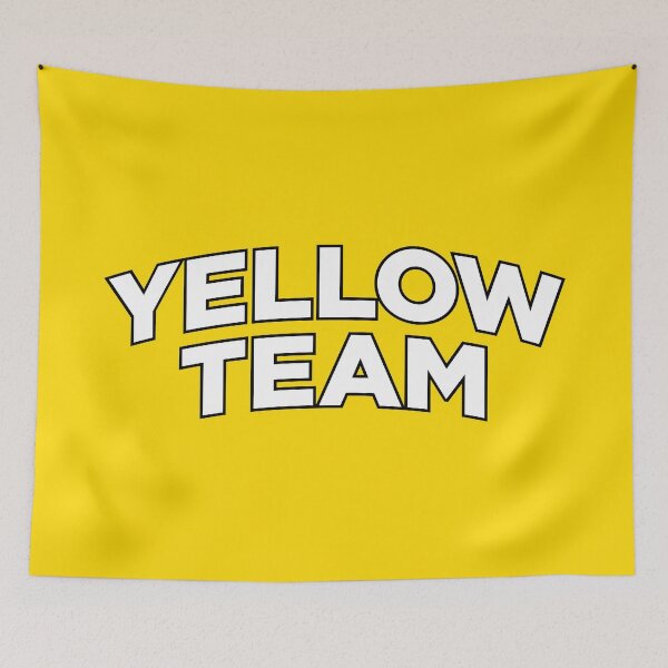 Item preview, Yellow Team (White Text on Yellow) designed and sold by STUDIO-72.