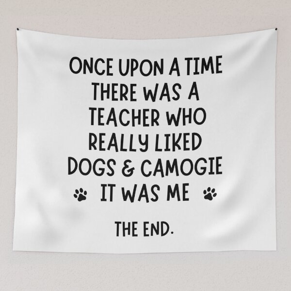 Item preview, A teacher who really liked dogs & camogie designed and sold by TheGreenGoat.