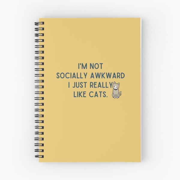 Item preview, No soy socialmente incómodo, solo me gustan los gatos designed and sold by Magic-Stone.