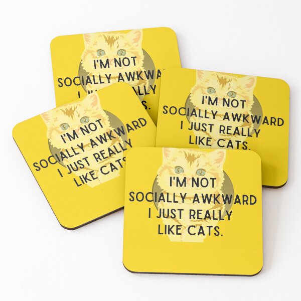 Item preview, I'm not socially awkward i just really like cats designed and sold by Magic-Stone.