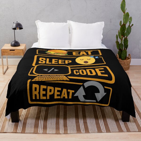 Item preview, Eat Sleep Code Repeat | Programming designed and sold by Wanc Designs.