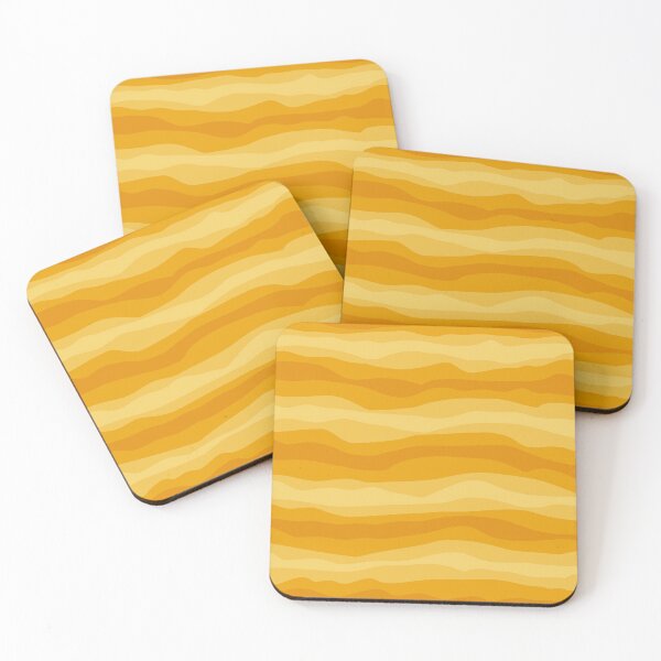 Artikelvorschau, Interchangeable Lines, Abstract Bacon Pattern #8 Yellow entworfen und verkauft von bubblyshades.