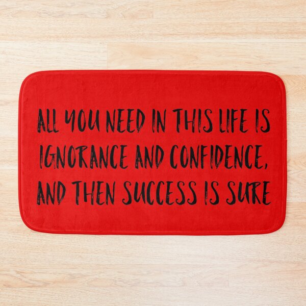 Item preview, ignorance & confidence  designed and sold by Dipalo.