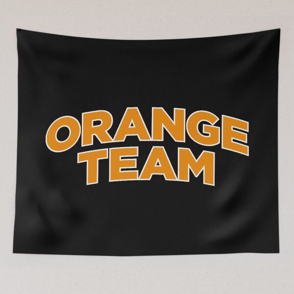 Item preview, Orange Team (Orange Text on Black) designed and sold by STUDIO-72.