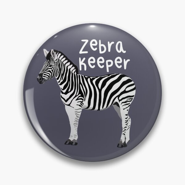 Item preview, Z is for Zebra,Zebra Keeper – Wildlife Caretaker Zebra Lover Illustration designed and sold by PrettylittlepastelUk.