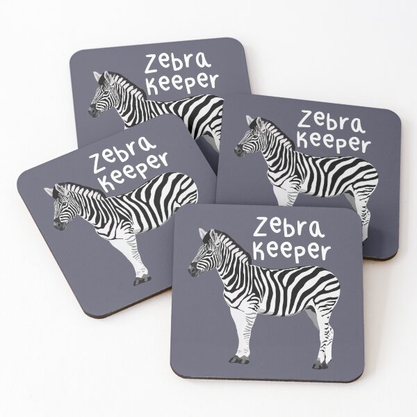 Item preview, Z is for Zebra,Zebra Keeper – Wildlife Caretaker Zebra Lover Illustration designed and sold by PrettylittlepastelUk.