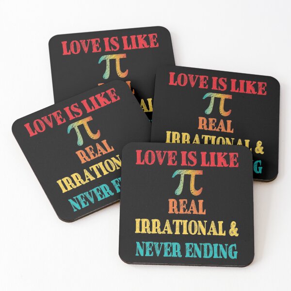 Item preview, Love is Like Pi Real Irrational and Never Ending designed and sold by TravelScientist.