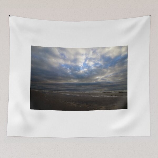 Item preview, Sea and sky on boxing day walk at Aberdovey designed and sold by HalcyonPrints.