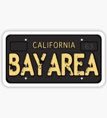 Bay Area California Old School Sticker