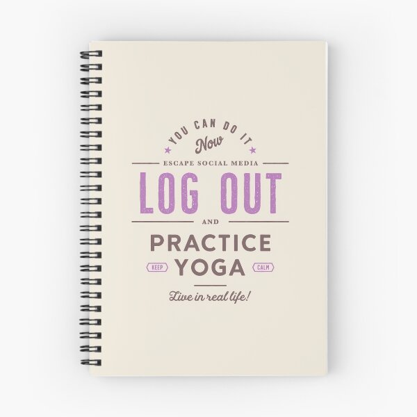 Item preview, Log Out and Practice Yoga designed and sold by Eurokollektiv.