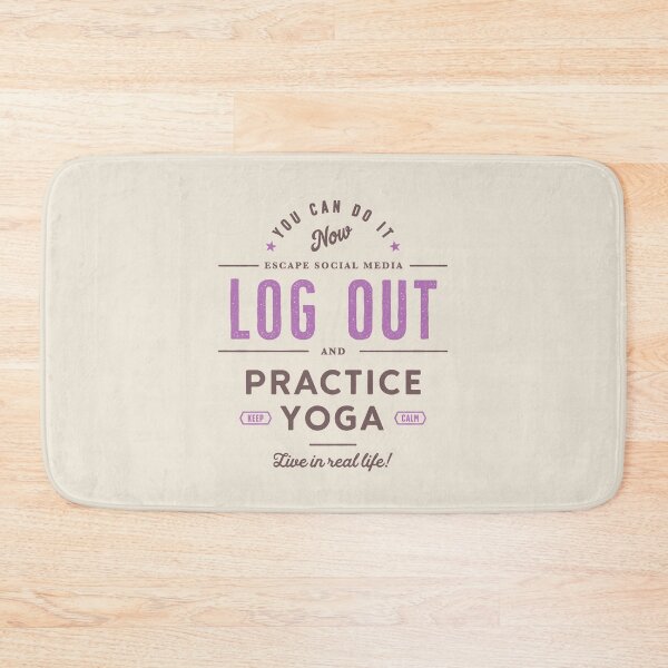 Item preview, Log Out and Practice Yoga designed and sold by Geek Updated.