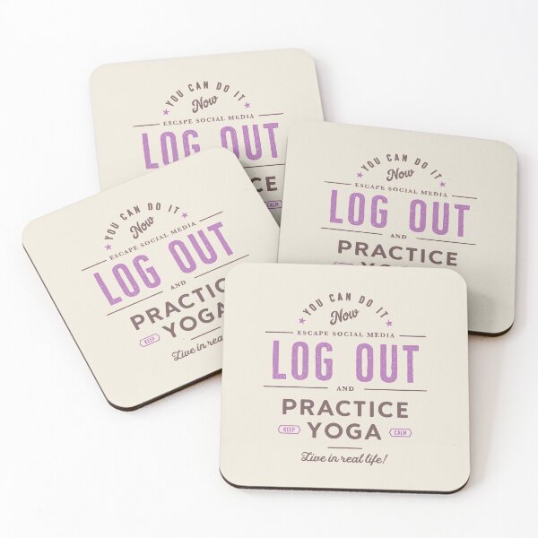 Item preview, Log Out and Practice Yoga designed and sold by Geek Updated.