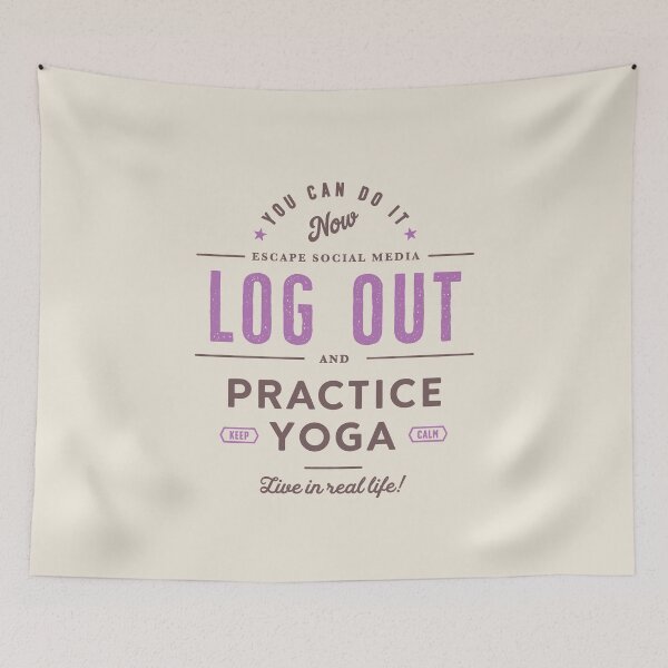 Item preview, Log Out and Practice Yoga designed and sold by Geek Updated.