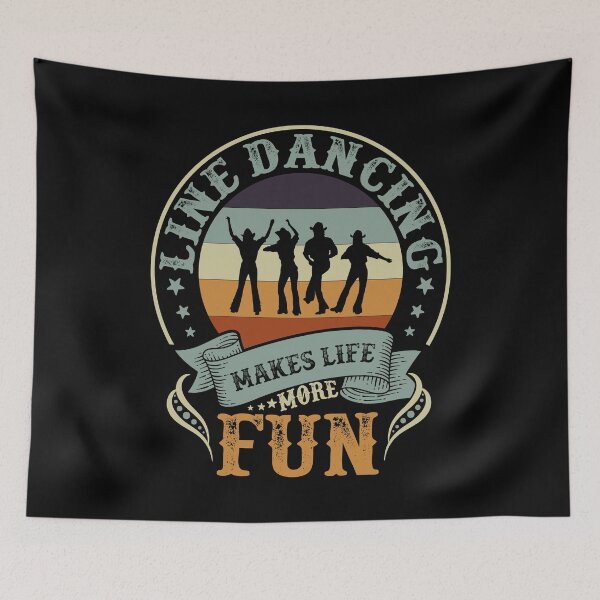 Item preview, Line Dancing Makes Life More Fun For Dance Lovers designed and sold by mohalaz.