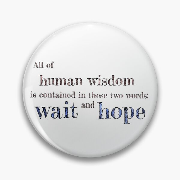 Item preview, Wait and Hope (colour version) designed and sold by justNickoli.