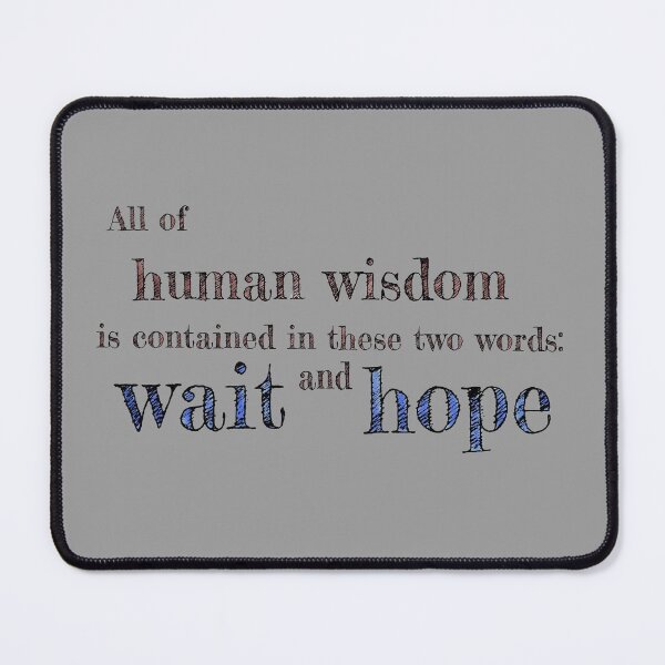 Item preview, Wait and Hope (colour version) designed and sold by justNickoli.
