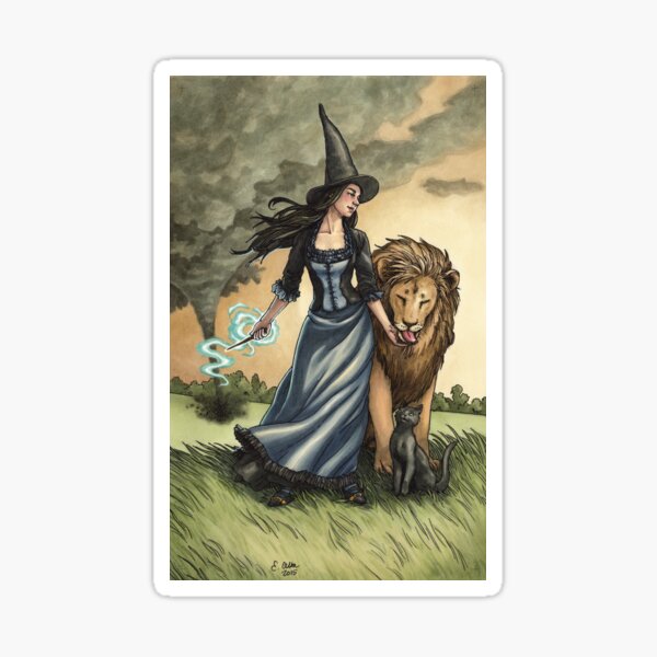 Everyday Witch Tarot - Strength Sticker