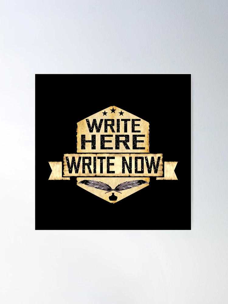 Write Here Write Now