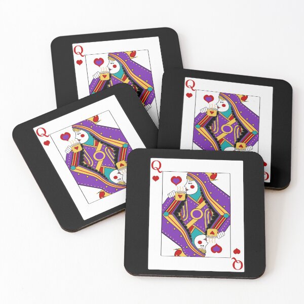 Item preview, Queen of Hearts Coffee Card designed and sold by janraydesigns.