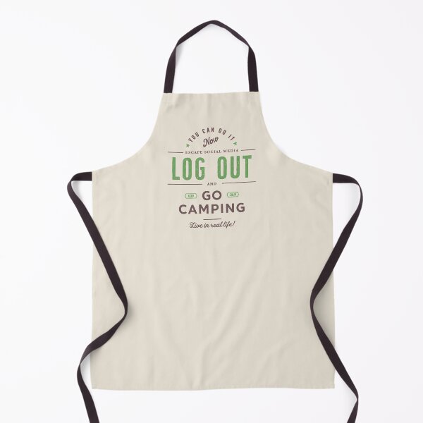 Item preview, Log Out and Go Camping designed and sold by Geek Updated.