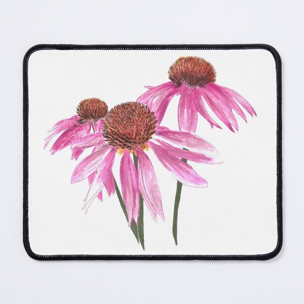 Item preview, Watercolor Echinacea Daisies designed and sold by UnicornFlamingo.