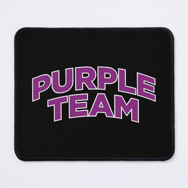 Item preview, Purple Team (Purple Text on Black) designed and sold by STUDIO-72.