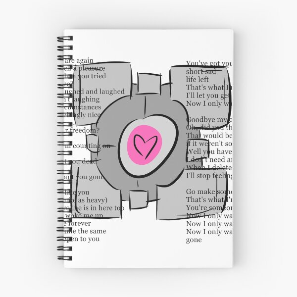 Item preview, Want you gone - Portal song designed and sold by mattwilldo.