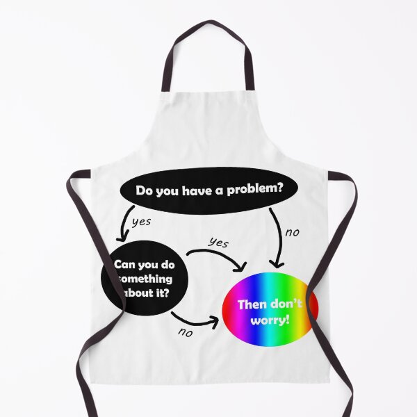 Item preview, Then Don't Worry bubble flow chart designed and sold by lakitzi.