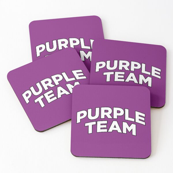 Item preview, Purple Team (White Text on Purple) designed and sold by STUDIO-72.