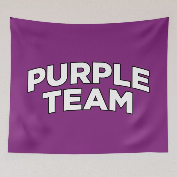 Item preview, Purple Team (White Text on Purple) designed and sold by STUDIO-72.